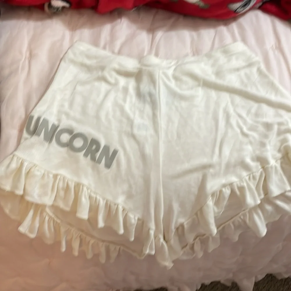 WILDFOX Unicorn Ruffle High-Waisted Shorts - Picture 7 of 7